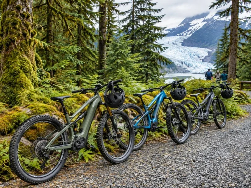 Excursion à vélo électrique au glacier Mendenhall