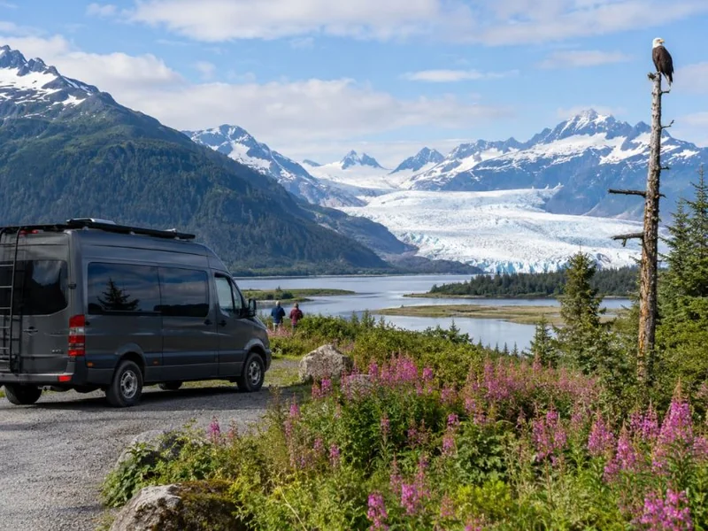 Excursion privée en voiture panoramique avec vue sur le glacier